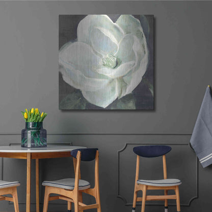 Luxe Metal Art 'Magnolia III Sage' by Carol Rowan, Metal Wall Art,36x36