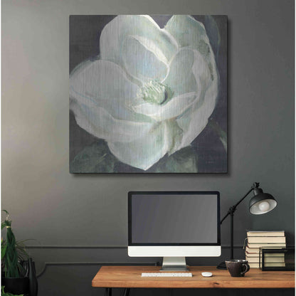 Luxe Metal Art 'Magnolia III Sage' by Carol Rowan, Metal Wall Art,36x36
