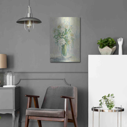 Luxe Metal Art 'Radiant Lace Neutral' by Carol Rowan, Metal Wall Art,16x24