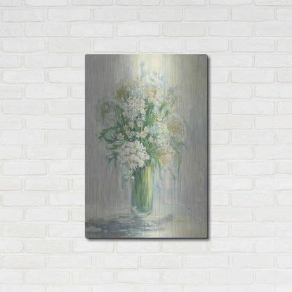 Luxe Metal Art 'Radiant Lace Neutral' by Carol Rowan, Metal Wall Art,24x36