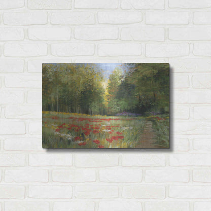 Luxe Metal Art 'Field Of Flowers Crop' by Carol Rowan, Metal Wall Art,24x16