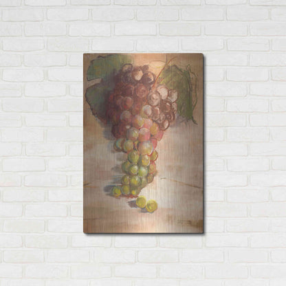 Luxe Metal Art 'Grape Harvest II No Label' by Carol Rowan, Metal Wall Art,24x36