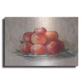 Luxe Metal Art 'Ripe Peaches' by Carol Rowan, Metal Wall Art