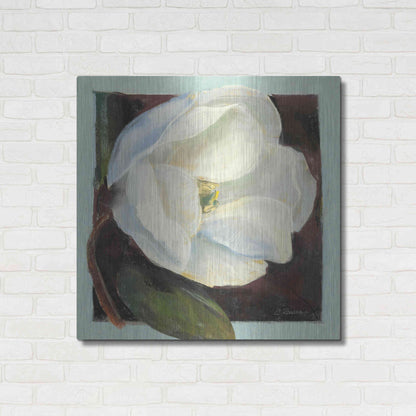 Luxe Metal Art 'Magnolia I' by Carol Rowan, Metal Wall Art,36x36