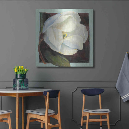 Luxe Metal Art 'Magnolia I' by Carol Rowan, Metal Wall Art,36x36