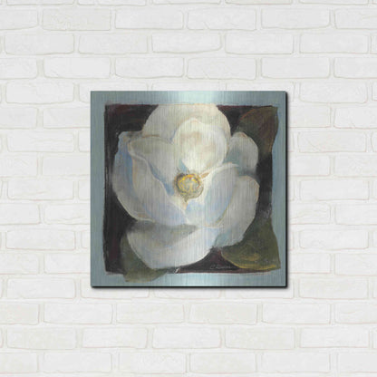 Luxe Metal Art 'Magnolia II' by Carol Rowan, Metal Wall Art,24x24