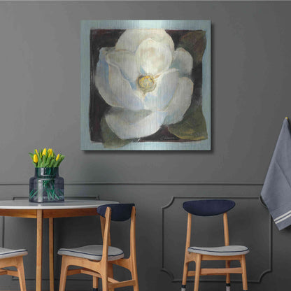 Luxe Metal Art 'Magnolia II' by Carol Rowan, Metal Wall Art,36x36