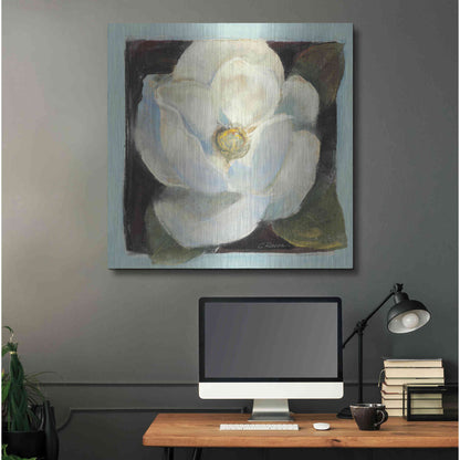Luxe Metal Art 'Magnolia II' by Carol Rowan, Metal Wall Art,36x36