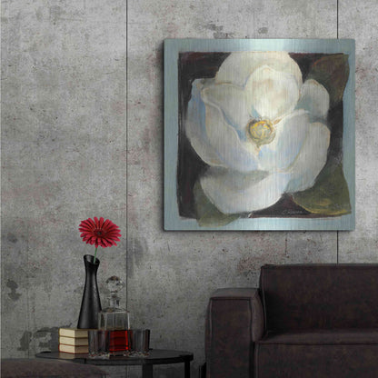 Luxe Metal Art 'Magnolia II' by Carol Rowan, Metal Wall Art,36x36