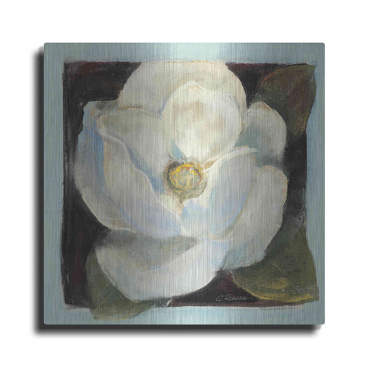 Luxe Metal Art 'Magnolia II' by Carol Rowan, Metal Wall Art