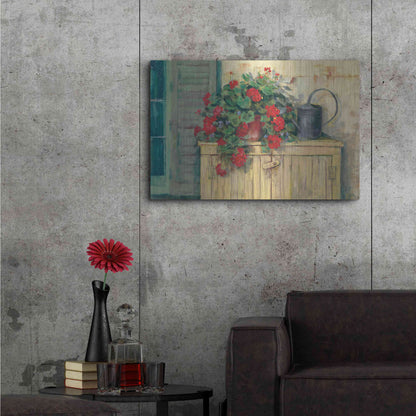 Luxe Metal Art 'Gardeners Still Life' by Carol Rowan, Metal Wall Art,36x24