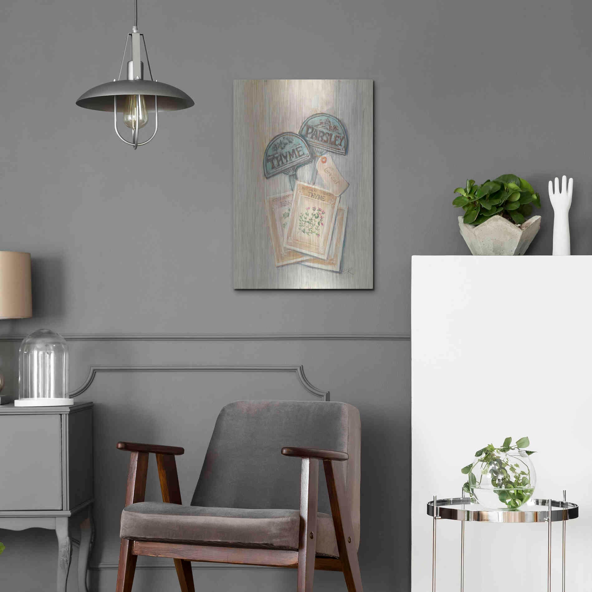 Luxe Metal Art 'Seed Packs' by Carol Rowan, Metal Wall Art,16x24