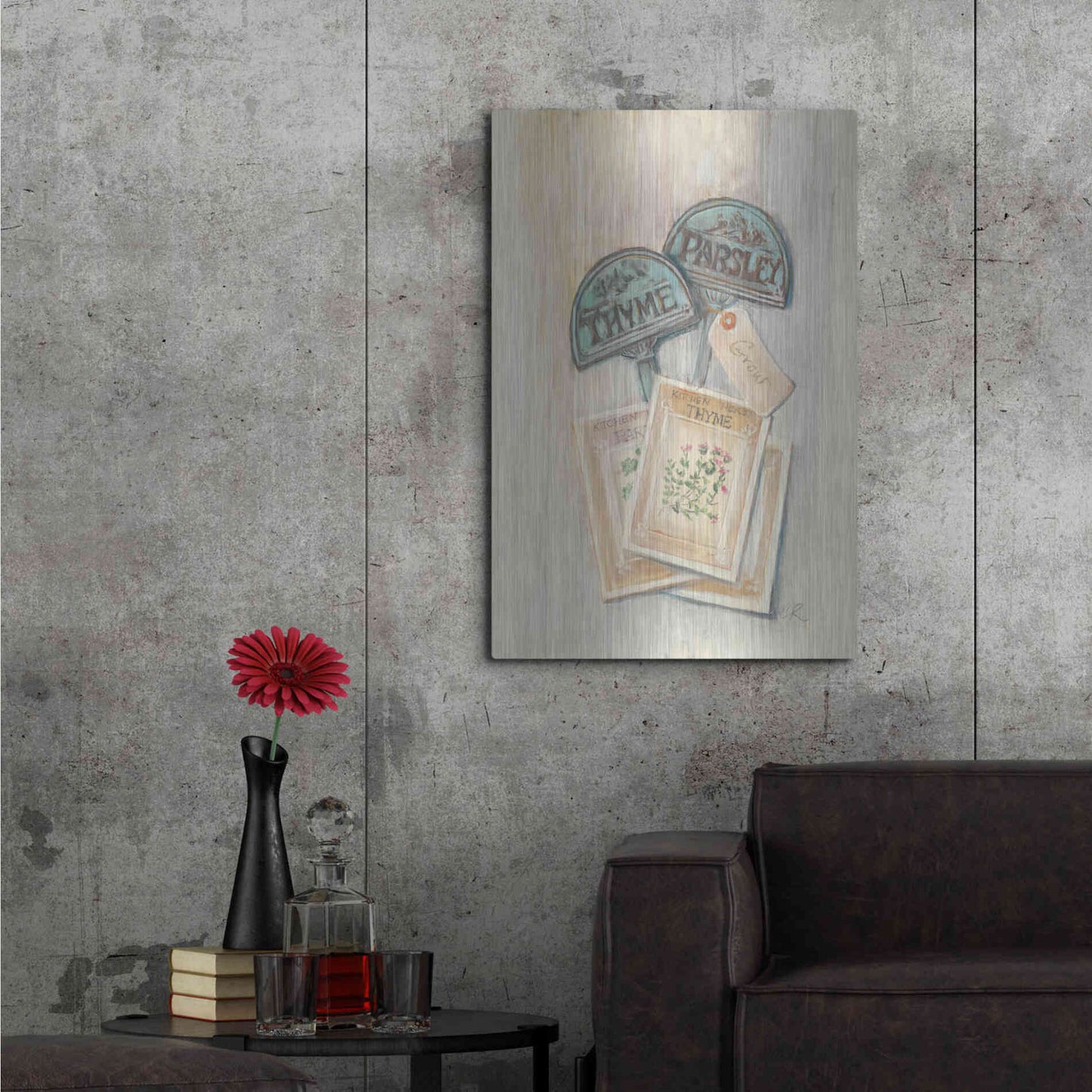 Luxe Metal Art 'Seed Packs' by Carol Rowan, Metal Wall Art,24x36