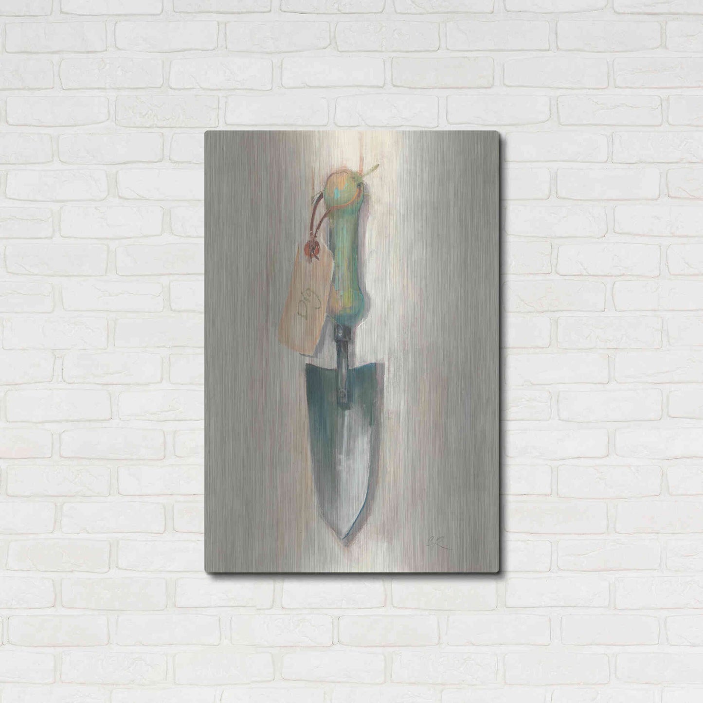 Luxe Metal Art 'Trowel' by Carol Rowan, Metal Wall Art,24x36