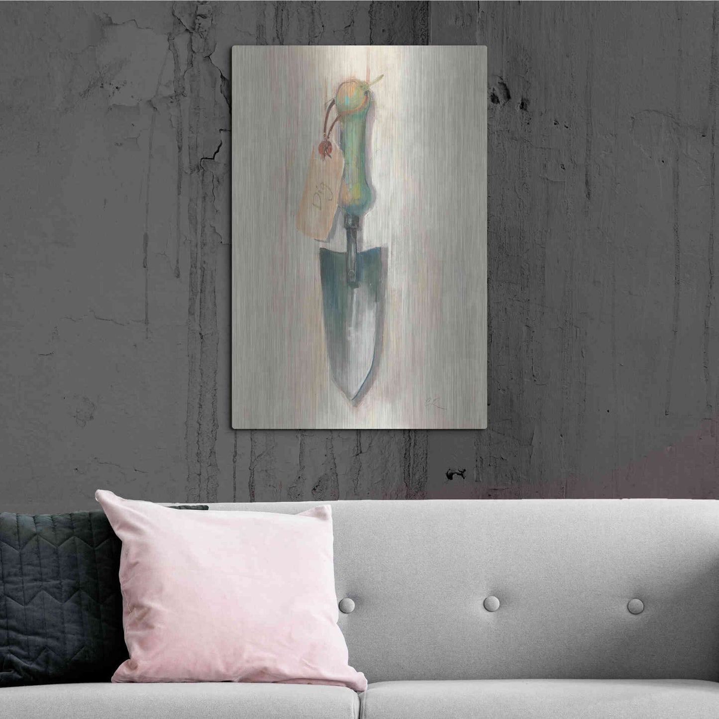 Luxe Metal Art 'Trowel' by Carol Rowan, Metal Wall Art,24x36