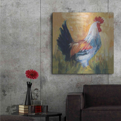 Luxe Metal Art 'Horace' by Carol Rowan, Metal Wall Art,36x36