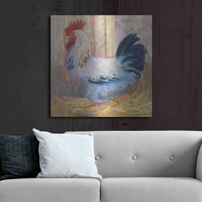 Luxe Metal Art 'Hercule' by Carol Rowan, Metal Wall Art,36x36