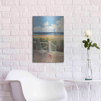 Luxe Metal Art 'By The Sea I' by Carol Rowan, Metal Wall Art,16x24