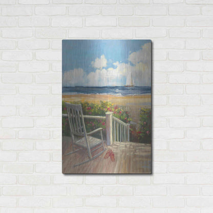 Luxe Metal Art 'By The Sea I' by Carol Rowan, Metal Wall Art,24x36