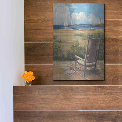 Luxe Metal Art 'By The Sea II' by Carol Rowan, Metal Wall Art,12x16