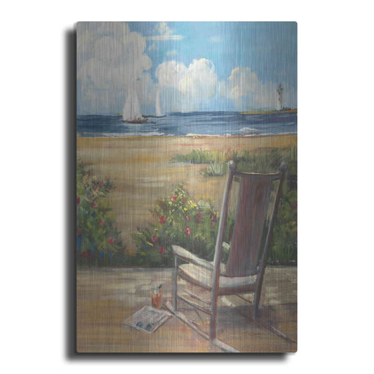 Luxe Metal Art 'By The Sea II' by Carol Rowan, Metal Wall Art