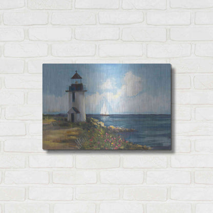 Luxe Metal Art 'Sunday Morning Sail' by Carol Rowan, Metal Wall Art,24x16