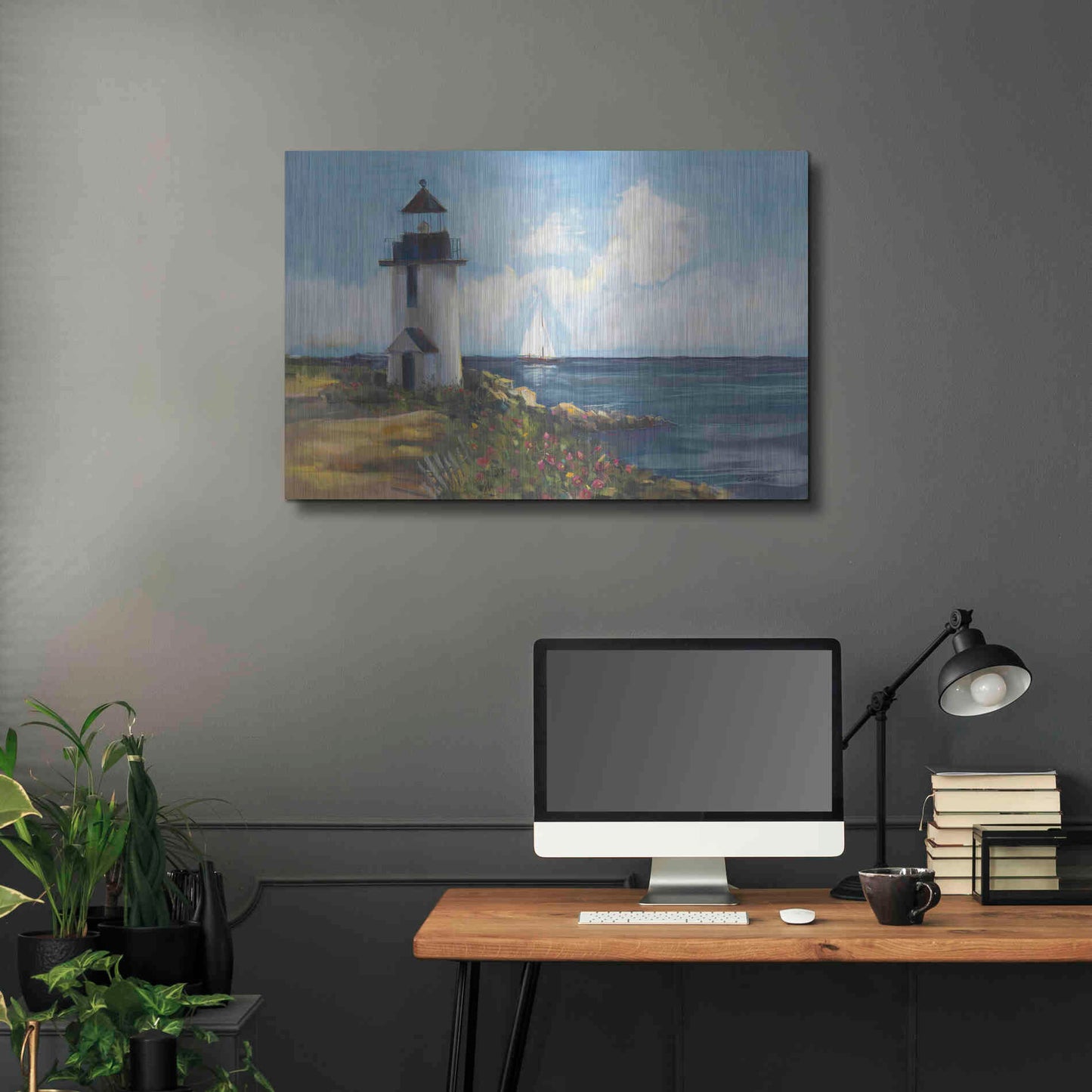 Luxe Metal Art 'Sunday Morning Sail' by Carol Rowan, Metal Wall Art,36x24