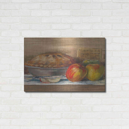 Luxe Metal Art 'Apple Pie' by Carol Rowan, Metal Wall Art,36x24