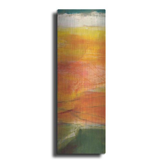 Luxe Metal Art 'Bog Journey III V2' by Jo Maye, Metal Wall Art