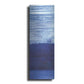 Luxe Metal Art 'Blue Haze III' by Jo Maye, Metal Wall Art