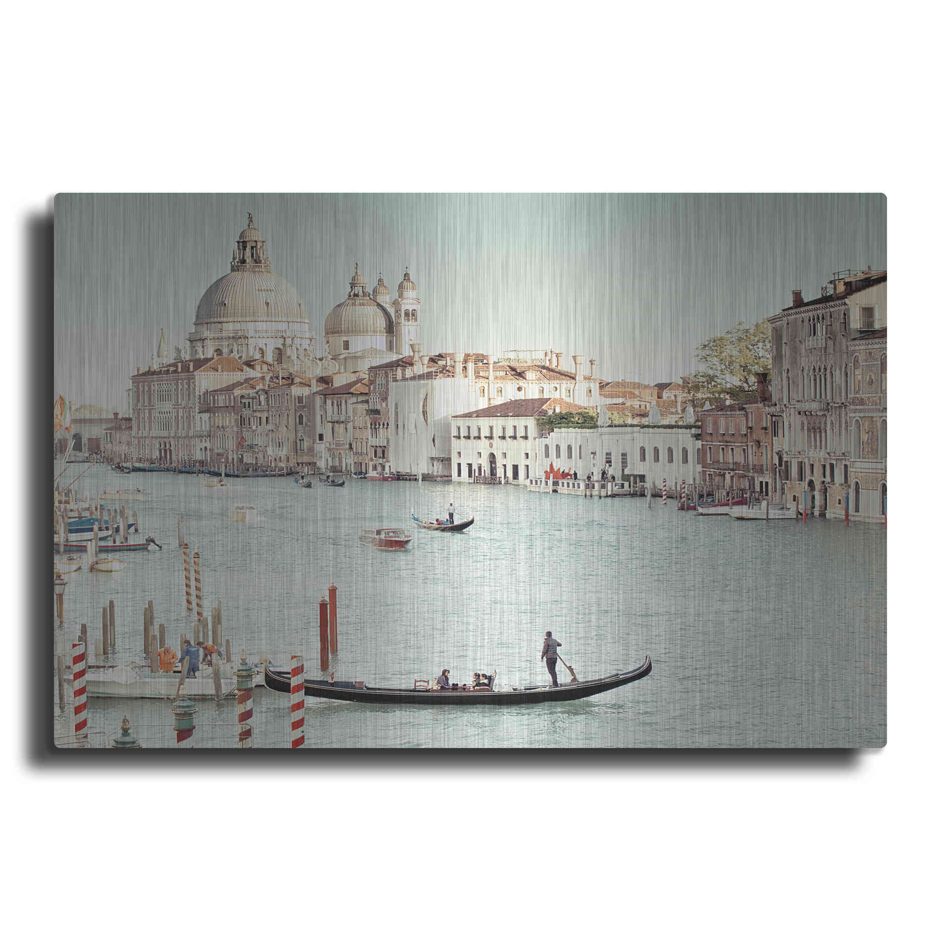 Luxe Metal Art 'Grand Canal' by Keri Bevan, Metal Wall Art