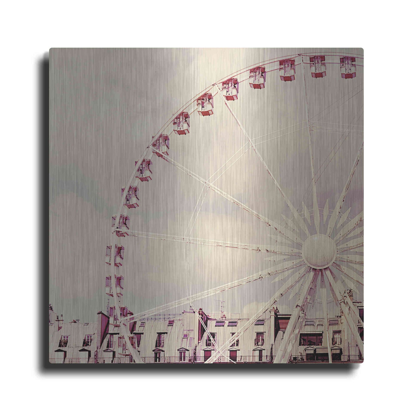 Luxe Metal Art 'Paris Parfait' by Keri Bevan, Metal Wall Art