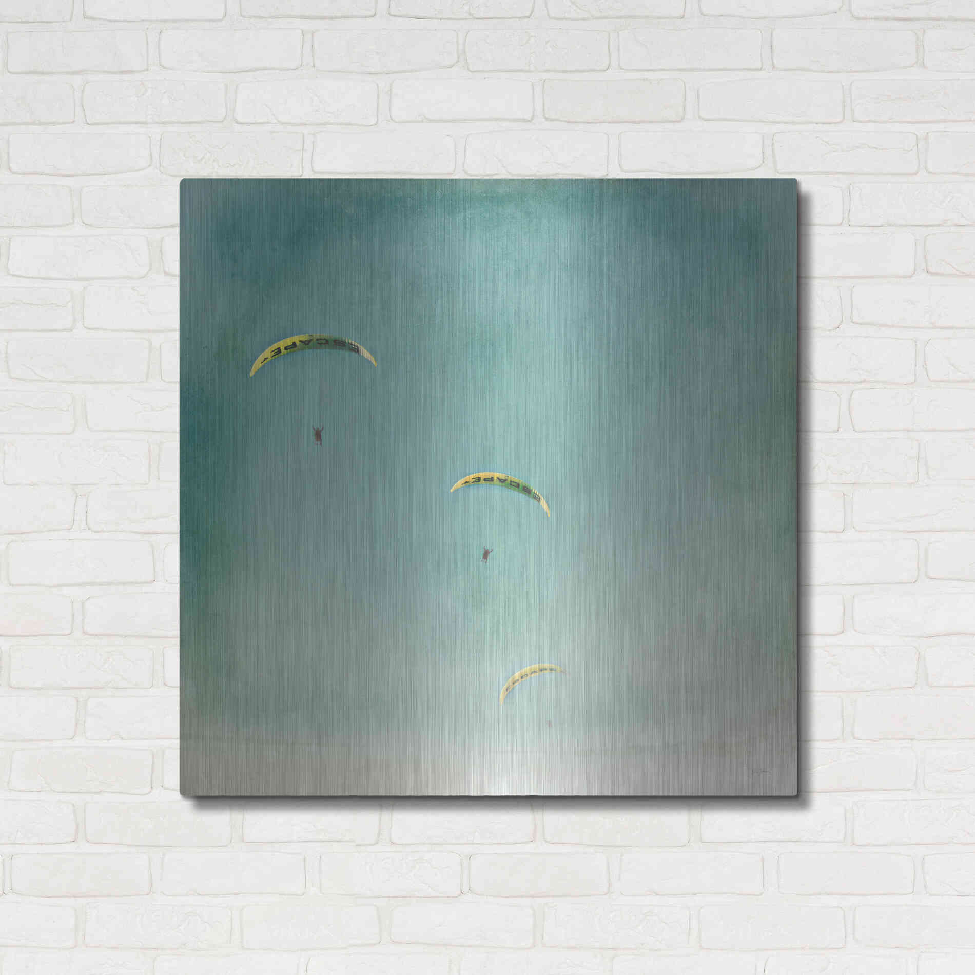 Luxe Metal Art 'The Escape' by Keri Bevan, Metal Wall Art,36x36