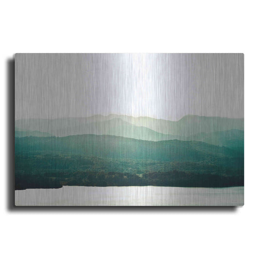 Luxe Metal Art 'A Watercolor Wash Of Light' by Keri Bevan, Metal Wall Art