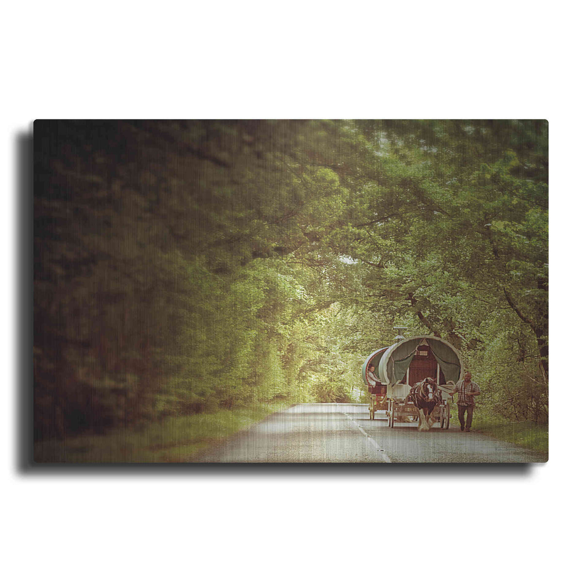Luxe Metal Art 'The Road To Appleby' by Keri Bevan, Metal Wall Art