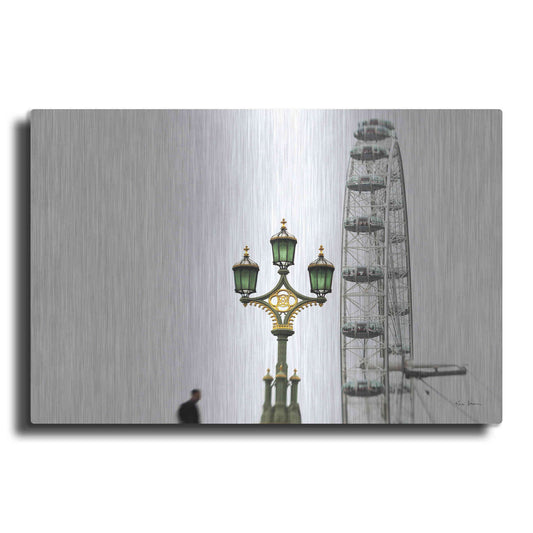 Luxe Metal Art 'London Eye III' by Keri Bevan, Metal Wall Art