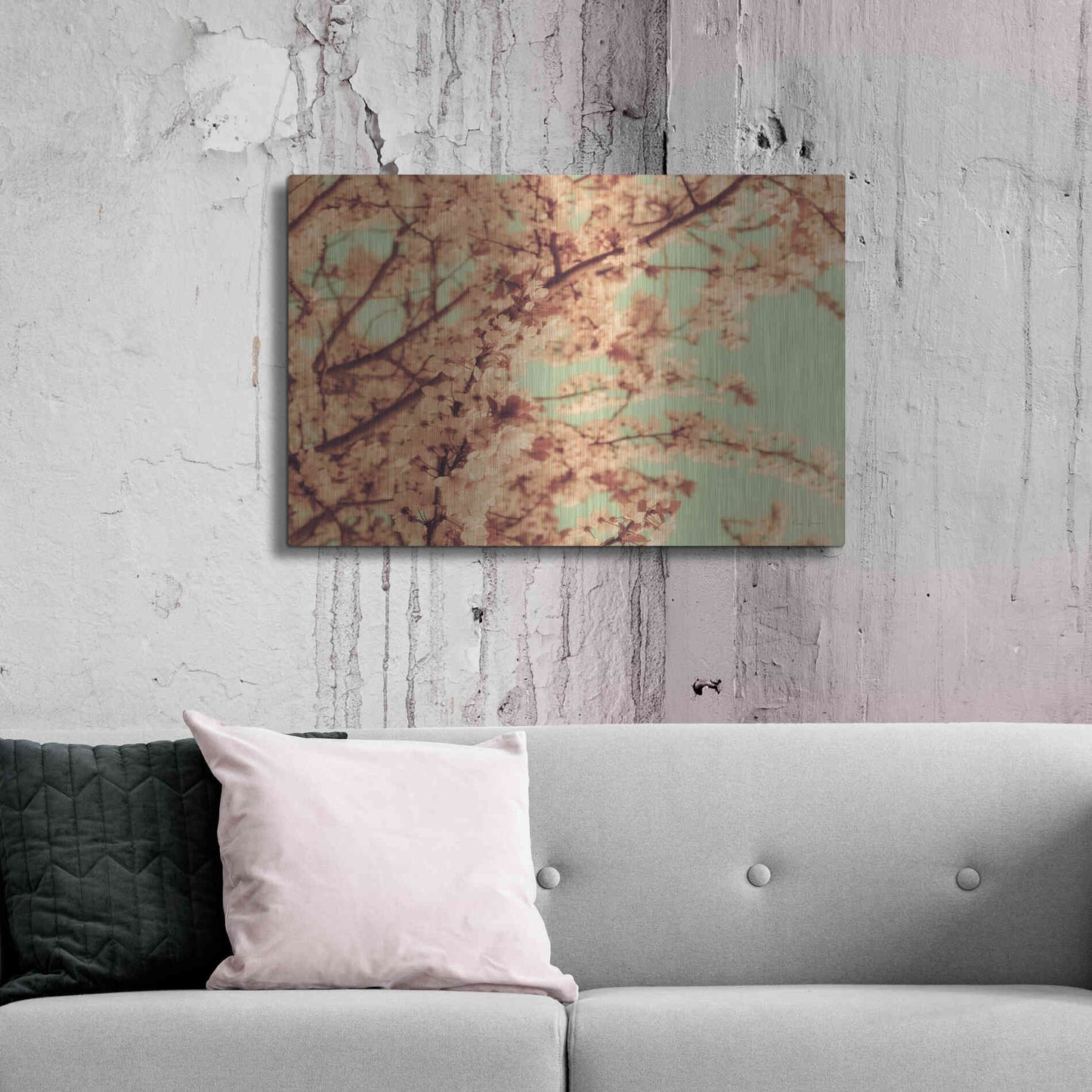 Luxe Metal Art 'Kyoto' by Keri Bevan, Metal Wall Art,36x24