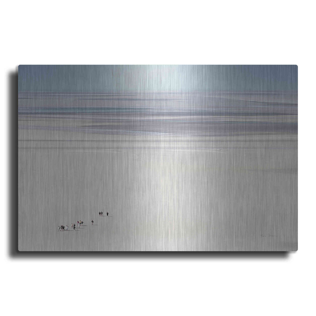 Luxe Metal Art 'Caravan In France' by Keri Bevan, Metal Wall Art