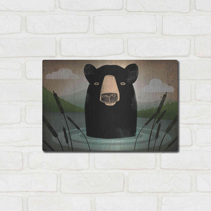Luxe Metal Art 'Skinny Dip' by Ryan Fowler, Metal Wall Art,16x12