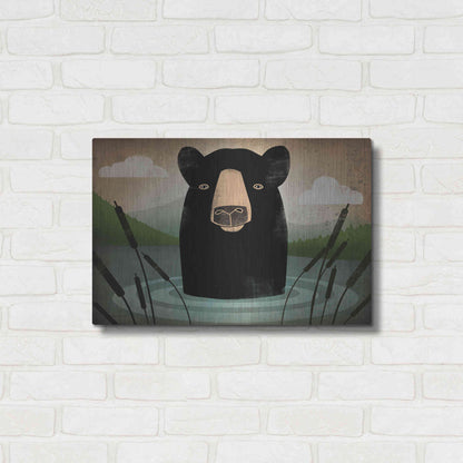 Luxe Metal Art 'Skinny Dip' by Ryan Fowler, Metal Wall Art,24x16