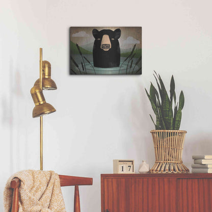 Luxe Metal Art 'Skinny Dip' by Ryan Fowler, Metal Wall Art,24x16