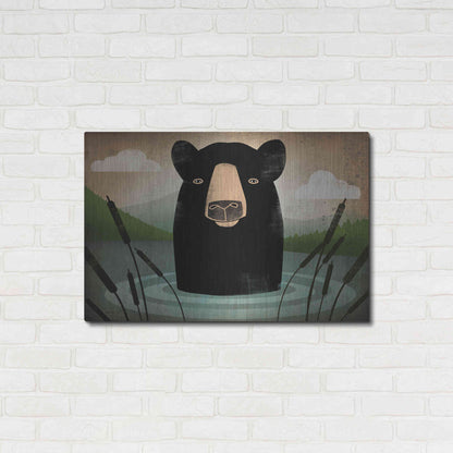 Luxe Metal Art 'Skinny Dip' by Ryan Fowler, Metal Wall Art,36x24