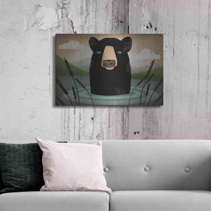 Luxe Metal Art 'Skinny Dip' by Ryan Fowler, Metal Wall Art,36x24
