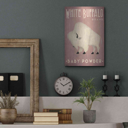 Luxe Metal Art 'Buffalo Bison IV' by Ryan Fowler, Metal Wall Art,12x16