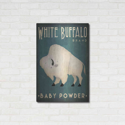 Luxe Metal Art 'Buffalo Bison V' by Ryan Fowler, Metal Wall Art,24x36