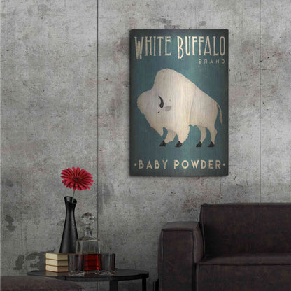 Luxe Metal Art 'Buffalo Bison V' by Ryan Fowler, Metal Wall Art,24x36