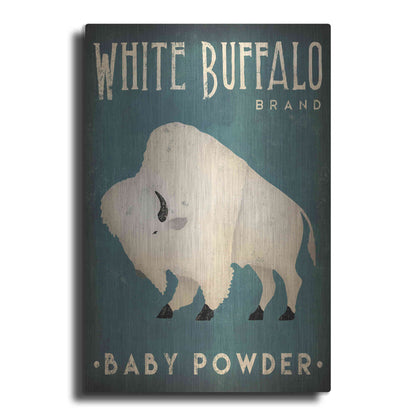 Luxe Metal Art 'Buffalo Bison V' by Ryan Fowler, Metal Wall Art