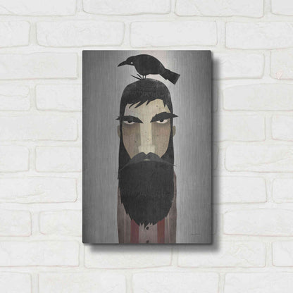 Luxe Metal Art 'Lumberjack Crop' by Ryan Fowler, Metal Wall Art,12x16