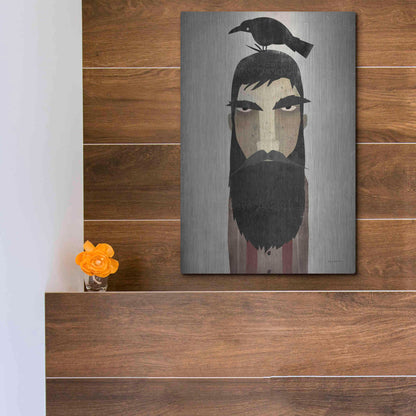 Luxe Metal Art 'Lumberjack Crop' by Ryan Fowler, Metal Wall Art,12x16
