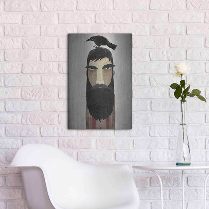 Luxe Metal Art 'Lumberjack Crop' by Ryan Fowler, Metal Wall Art,16x24